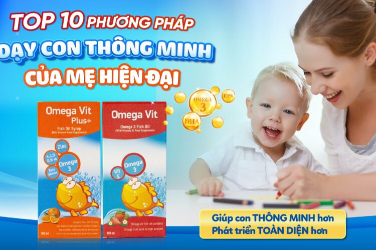 Omega 3 giúp bé thông minh