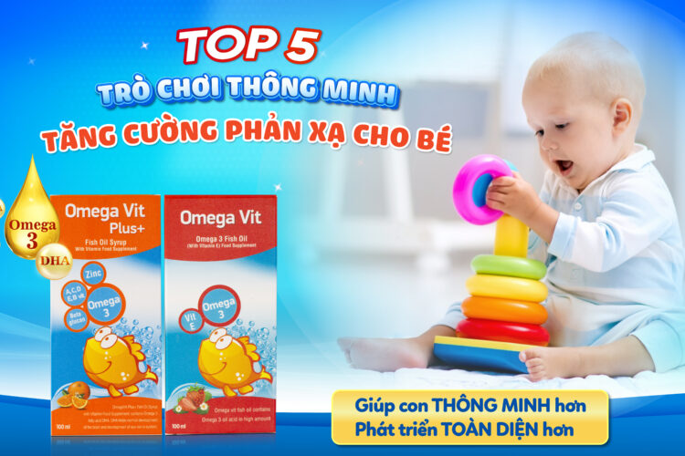 Top 5 trò chơi thông minh, tăng cường phản xạ cho bé