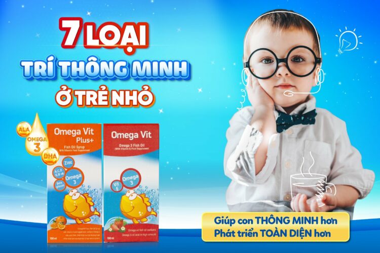 7 LOẠI HÌNH TRÍ THÔNG MINH Ở TRẺ NHỎ