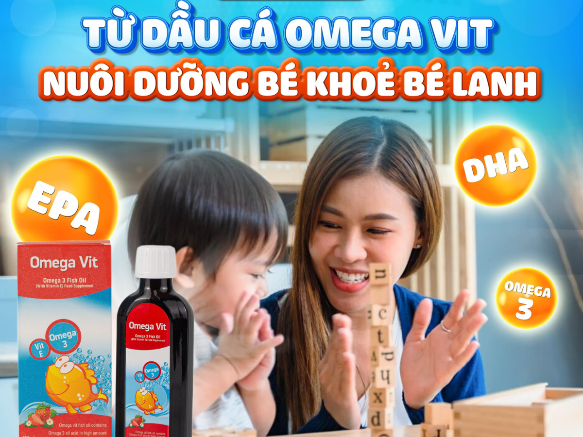 Omega Vit - Omega 3 đậm đặc, hàm lượng cao nhất thị trường